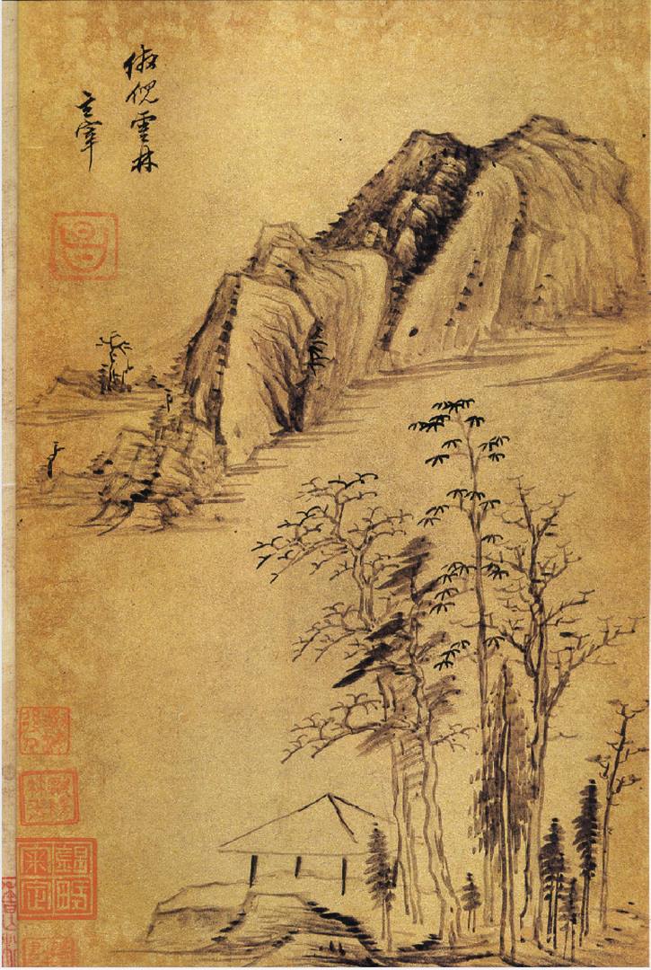 明朝后期书画大家董其昌书画合册