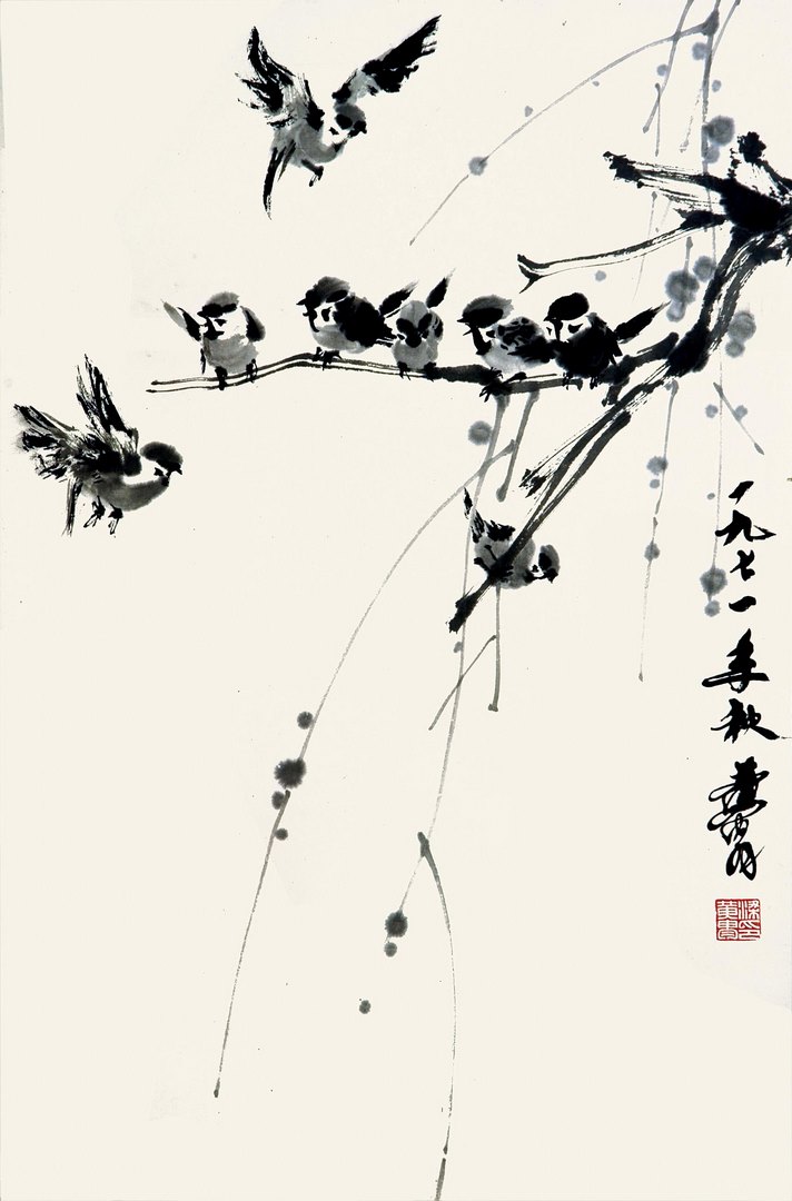 当代著名国画大师黄胄作品合集
