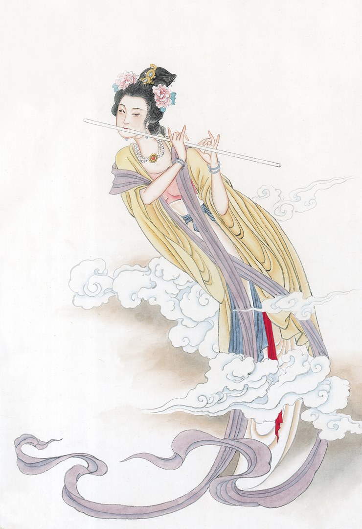 国画古代仕女画欣赏51副合集