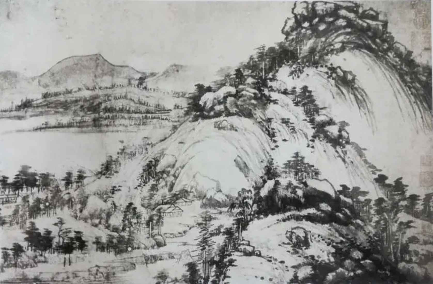元黄公望富春山居图超清纸本