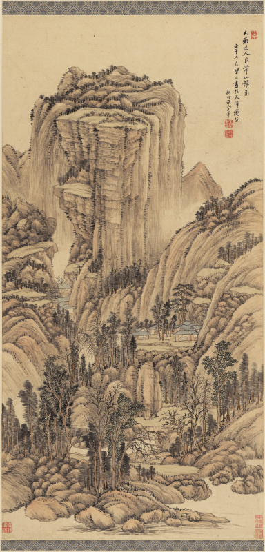 清王翚良常山馆图超清纸本