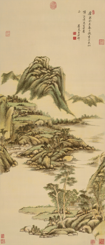 清王原祁仿黄公望山水图超清纸本